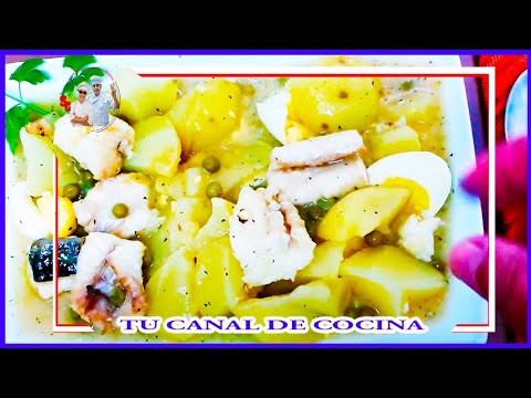 🐬 CONGRIO EN SALSA VERDE CON 🍠PATATAS