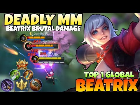 Beatrix 100% Broken Marksman With Brutal one Shot Build!! Beatrix Best Build | Top 1 Global Beatrix