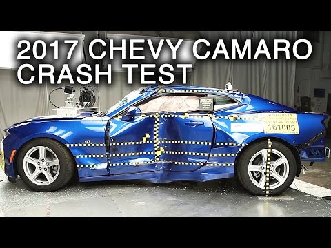 2017 Chevrolet Camaro Side Pole Crash Test