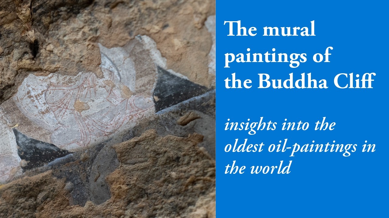 The mural paintings of the Buddha Cliff, insights into the oldest oil-paintings in the world