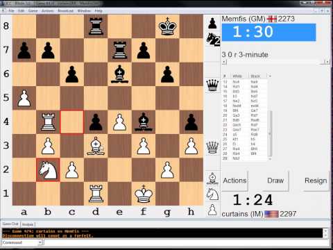 3 minute chess #214: IM Greg Shahade vs GM Shanava Konstantine