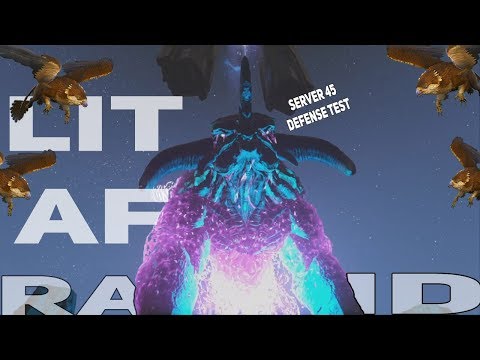 ICE TITAN VS HIGHEST POP SERVER ON SMALLS | ARK PVP OFFICIAL