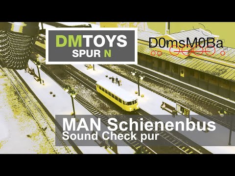 DM-Toys MAN Schienenbus - Sound check