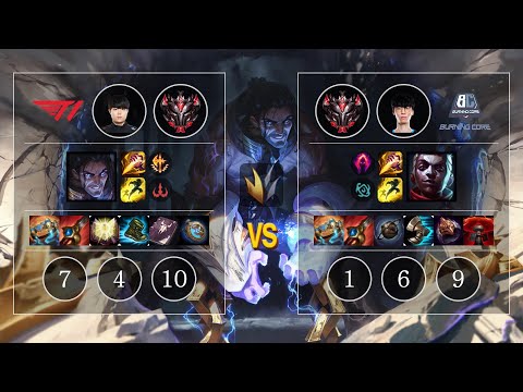 T1 Cuzz Sylas vs BCO Once Ekko Jungle - KR GrandMaster Patch 10.10