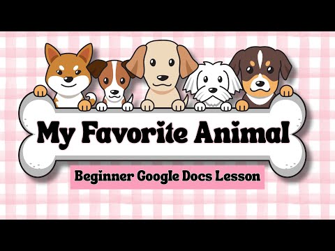 Beginner Google Docs Lesson for Kids | Easy Project for Elementary Students