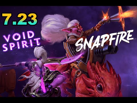 VOID SPIRIT AND SNAPFIRE OVERVIEW! (NEW 7.23 DOTA HEROES W/ CHAT REACTION)