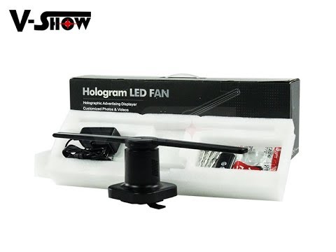 Hologram display LED Fan Advertisement 3D LED Projector