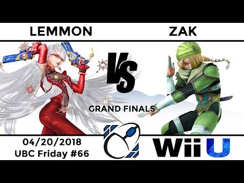 UBC Friday #66: Grand Finals - Lemmon (Bayonetta) vs Zak (Sheik, Lucina, Diddy Kong)