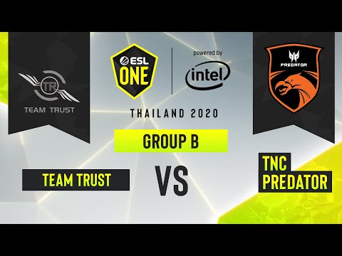 Dota2 - TNC Predator vs. Team Trust - Game 1 - ESL One Thailand 2020 - Group B - Asia