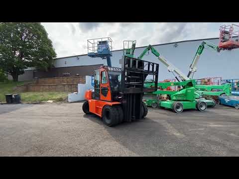 2014 DOOSAN D70S-5 15,500 LB PNEUMATIC DIESEL FORKLIFT STK 11847