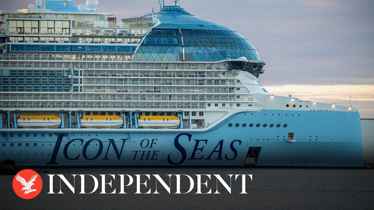 Watch again: World’s largest cruise ship sets sail from Miami