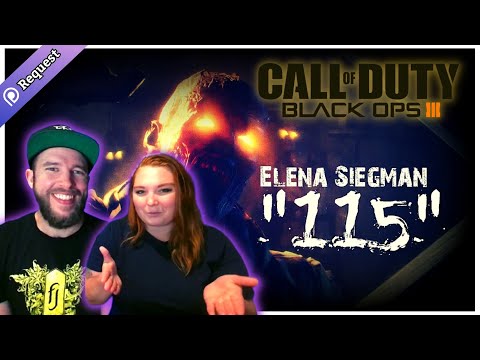 Call of Duty ZOMBIES MUSIC?! | 115 Elena Siegman | Couple's REACTION #cod #reaction
