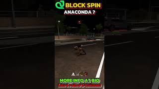BlockSpin Anaconda In Combat 🐍 #blockspin #robloxscript