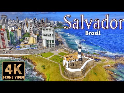 Salvador, Bahia, Brazil 4K HDR Drone