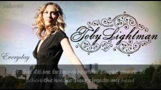 Toby Lightman - Everyday (Lyrics)