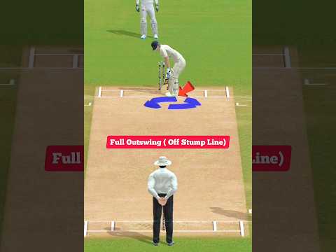 Test Match Bowling Trick 💯 Work 🔥 Real Cricket 24 #shorts
