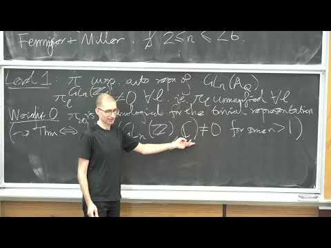 Toby Gee: Cuspidal cohomology classes for GL_n(Z)