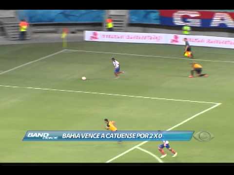 BAND CIDADE SALVADOR - Bahia vence Catuense e sobe na classificação