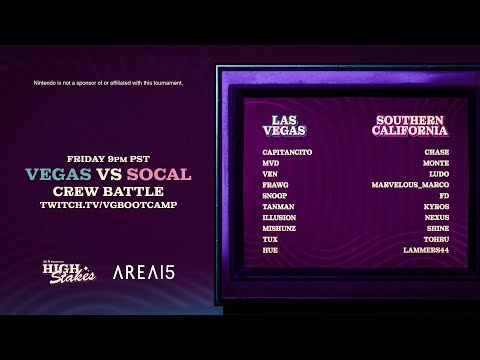 LVL UP EXPO 2025 | CREW BATTLE | Vegas Vs. SoCal | Smash Ultimate - SSBU