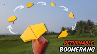 Learn how to fold paper Airplane correctly | Watch this video for Free | Easy Making Boomerang