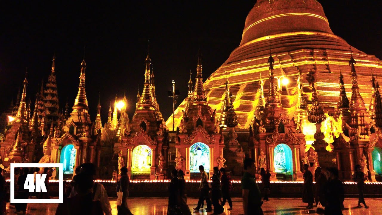 Immersive street-level walking tour through Yangon Shwedagon, Myanmar, showcasing authentic urban landscapes, local architecture, and the vibrant atmosphere of the city's neighborhoods