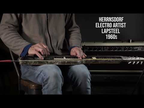 Herrnsdorf Electro Artist  Lap Steel 1960s - with original case image 20