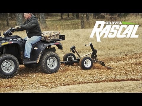 Gravel Rascal – ATV Driveway Grader & Landscape Rake