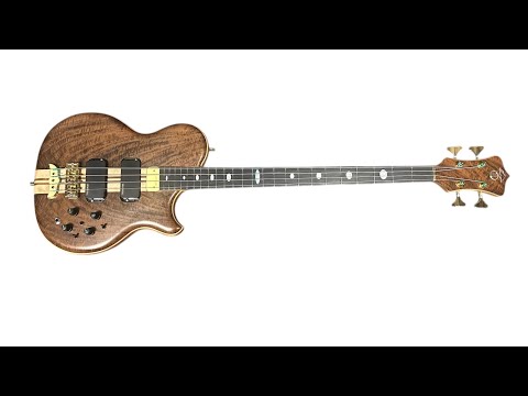 Alembic Crest 4 Medium Scale (32"), Walnut / Ebony / Side Led's *Similar On Order, ETA Oct 2026 image 22