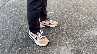 On Feet | Nike x Sacai Vaporwaffle Sesame