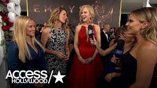 Reese Witherspoon, Laura Dern & Nicole Kidman Discuss 'Big Little Lies' S2 | Emmys 2017