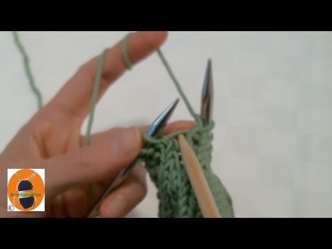Stricken wir! Basics 16 - Zunahme 1: Masche aus Querfaden herausstricken (increase)