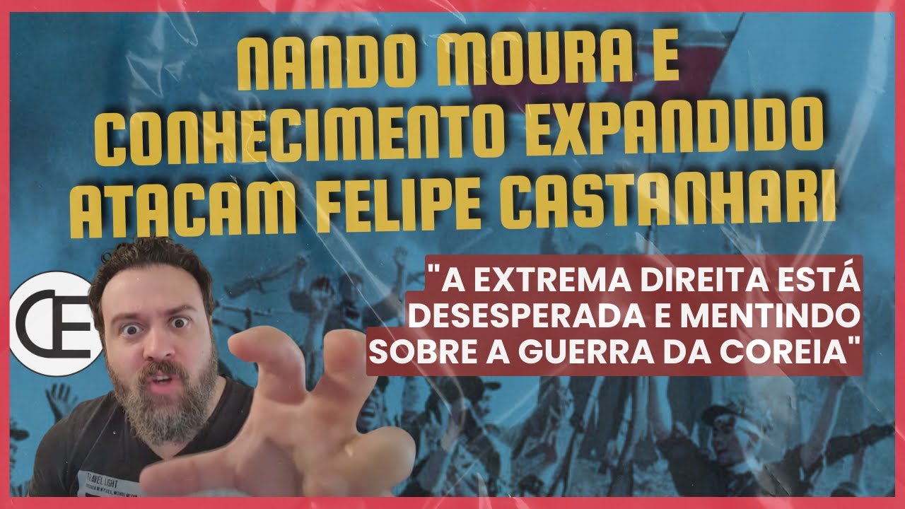 Nando Moura e Conhecimento Expandido atacam Felipe Castanhari