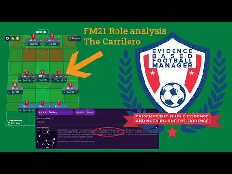 FM21 Role analysis - Carrilero - Evidence Based Football Manager