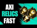 Best place to farm Axi Relics in Warframe - Warframe tips