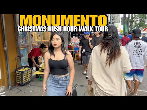 CRAZY ULTIMATE WALK IN MONUMENTO CALOOCAN CITY PHILIPPINES[4K]