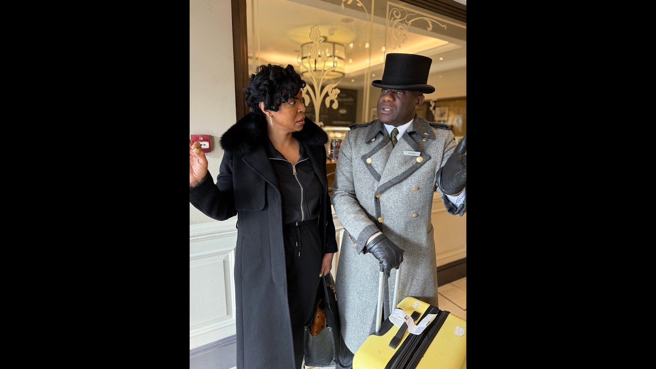 When Natasha arrives in London and is excited to see a brotha!