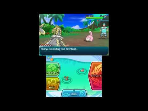 Pokémon Moon Playthrough Highlights - Z-Trainer Bronson Battle