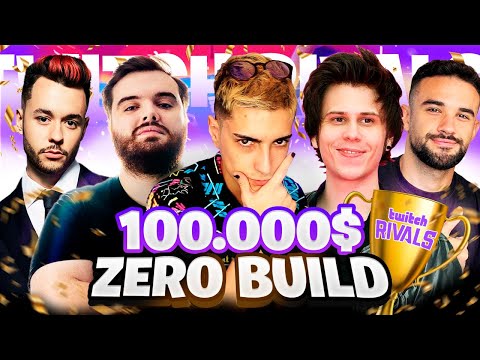 MEJORES MOMENTOS TWITCH RIVALS FORTNITE (SIN CONSTRUIR) Ibai, Grefg, Rubius...