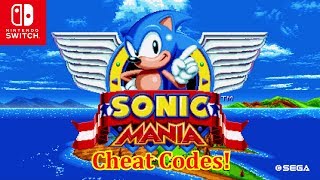 Sonic Mania Cheat Codes! (Nintendo Switch)