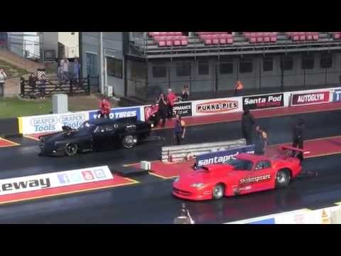 Santa Pod, National Finals 2015. MSA Pro Mod Q1