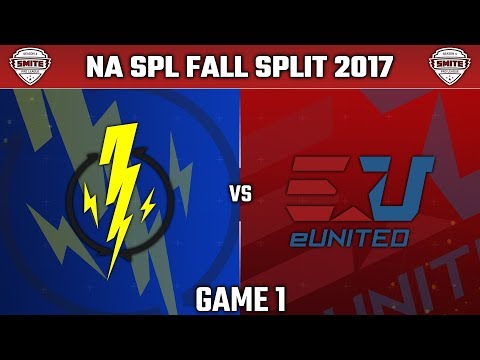 SMITE Pro League Fall Split Week 1 NA 2017 - Mighty Storm vs. eUnited (Game 1)
