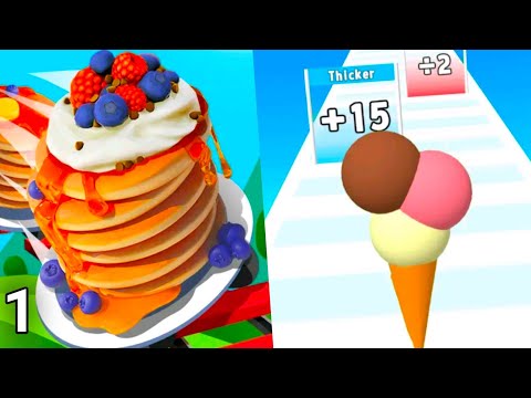 Ice Cream Run vs Pancake Run Speedrun Gameplay Part 1