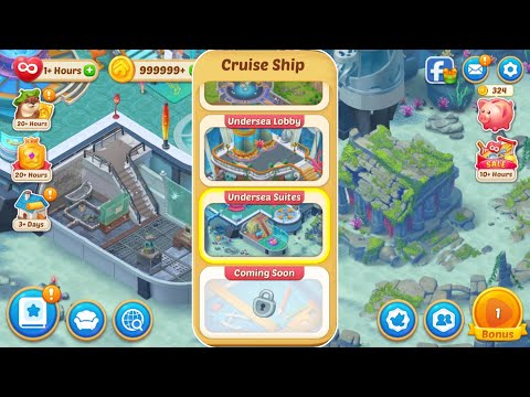 Matchington Mansion - Undersea Suites - Cruise Ship Part 6 Gameplay