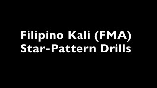 Kali Stick Star Pattern drill.!