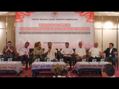 PANSEL ANGGOTA KOMPOLNAS SERAP TANGAPAN PUBLIK