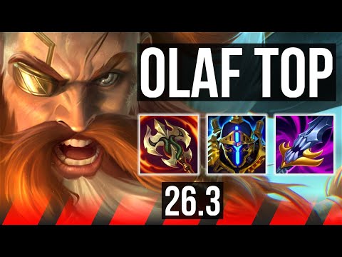 OLAF vs IRELIA (TOP) | Good KDA: 15/1/4 | EUW Master | 26.3