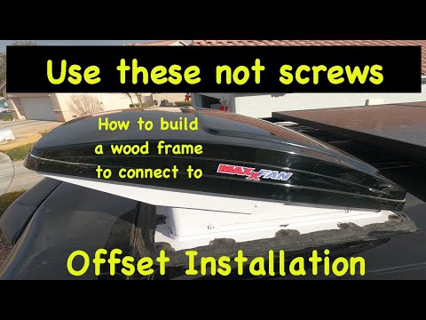 MaxxAir Fan Deluxe Installation Upgrades Ford Transit Van Passenger  Install DON'T USE SCREWS!!