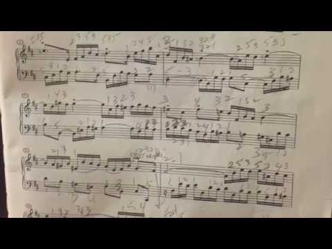 (HD) Piano Tutorial (Lesson) J.S. Bach Allemande, French Suite No. 3 in B minor, BWV 814