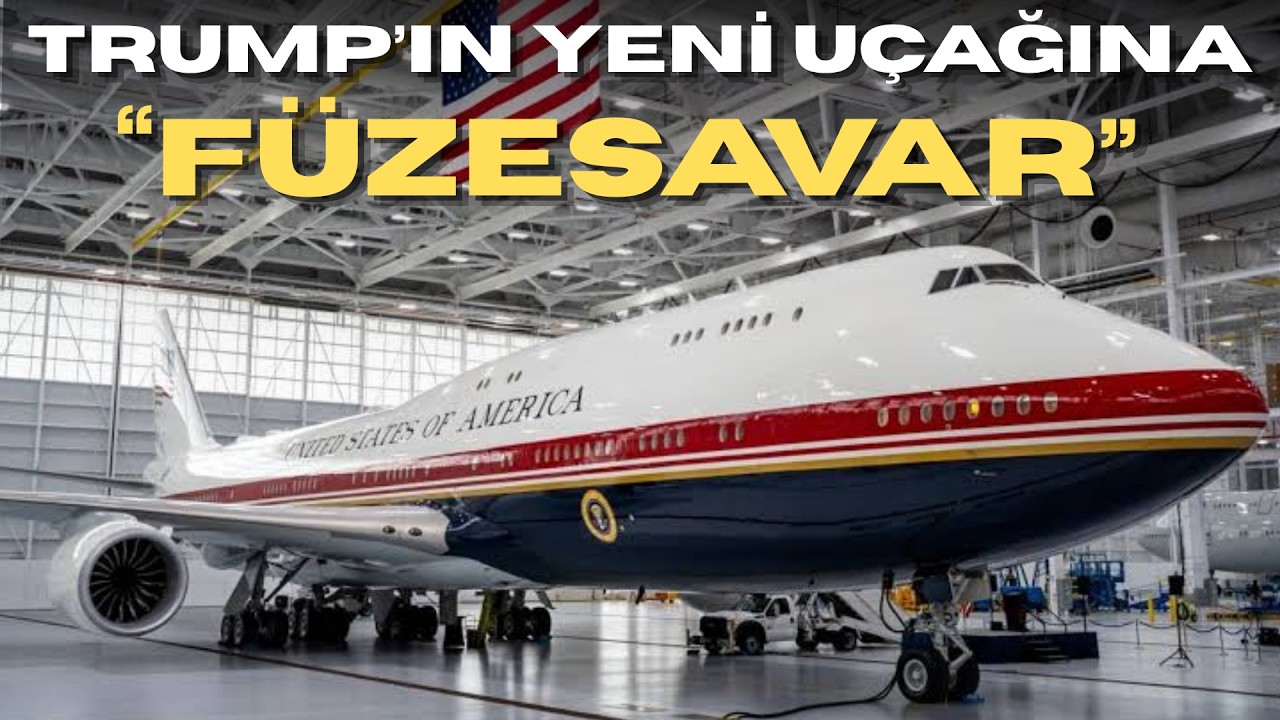 Trump'ın yeni uçağına "füzesavar" sistem