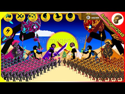 STICK FIGURE NEW DUEL WRATHNAR, XIPHOS VS EPIC FINAL BOSS | Stick War Legacy Mod | Animugen2048